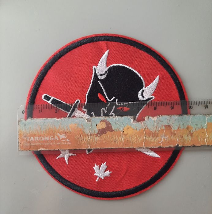 Patch bordado termocolante Devil's brigade