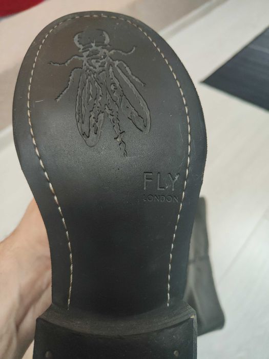 Buty kozaki wysokie skóra FLY London 38