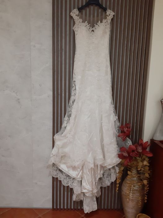 Vestido noiva com saiote