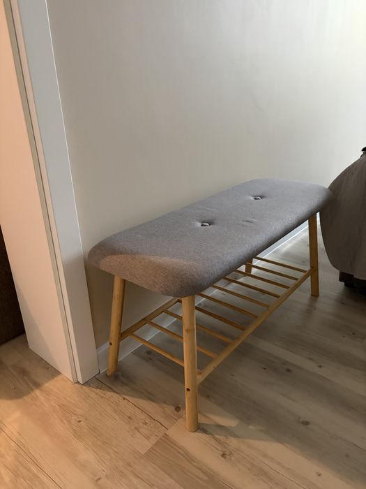Ławka z miejscem na buty