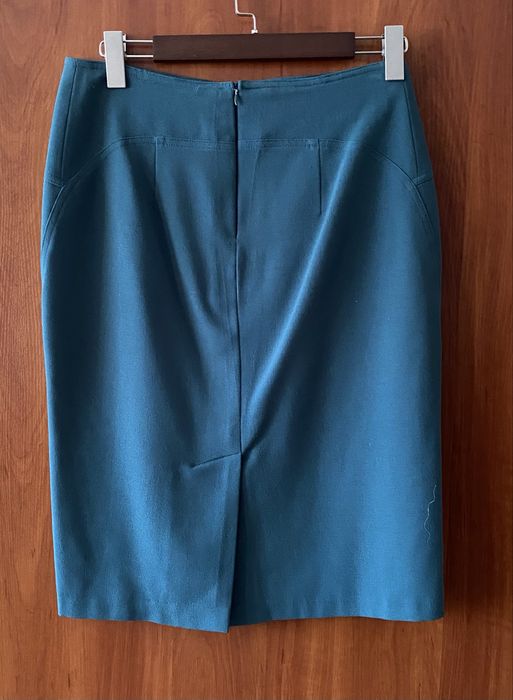 Spódnica, morska zielń/niebieski, Salco