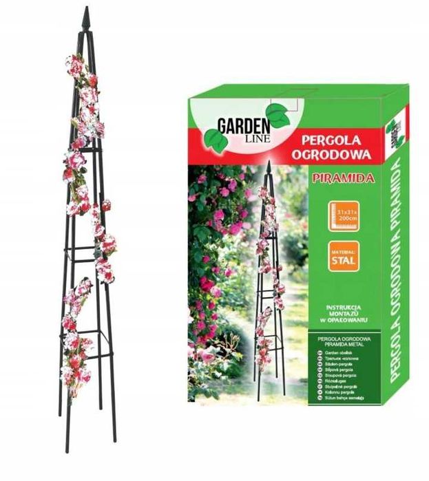 Pergola metalowa Chomik słup 200 cm