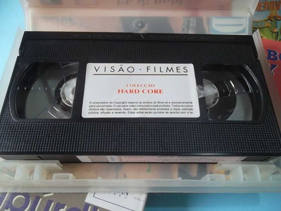 10 filmes em VHS Hardcore XXX edições originais anos 80.