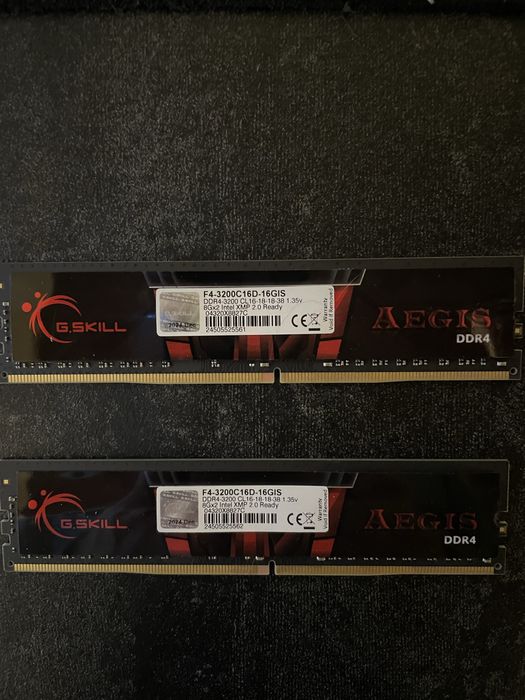 Продам оперативну пам’ять G.SKILL AEGIS DDR4 16GB (2×8GB) 3200 MHz