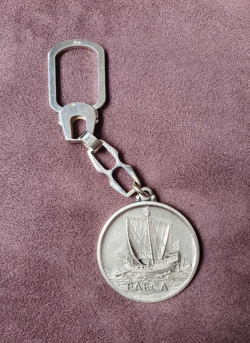 Porta-Chaves da Descoberta da Madeira e Porto Santo, em prata .925