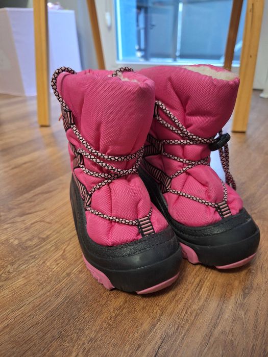 Zimowe buty śniegowce dla dziecka DEMAR ocieplane wełną 24/25