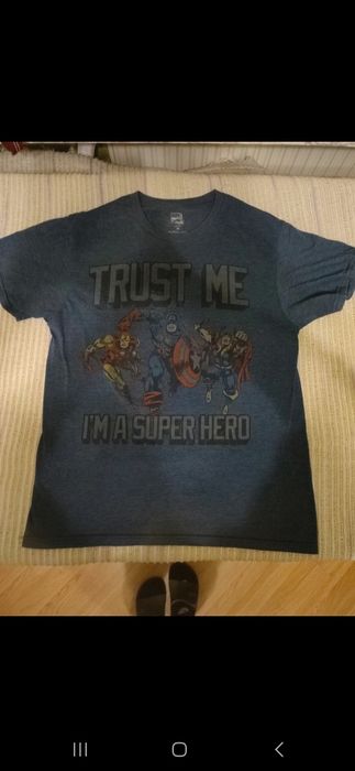 T-shirt M Marvel comics superhero super hero bohater iron man superman
