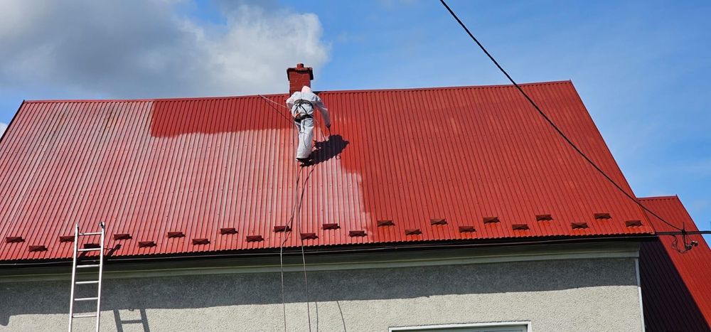 Malowanie dachów, elewacji, wnętrz, konserwacja konstrukcji stalowych