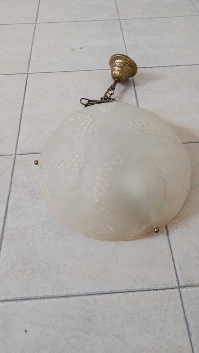 Plafon e candeeiro tecto Latão Vintage