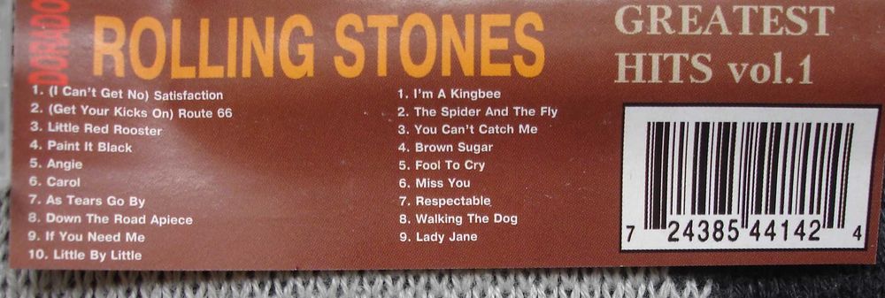 Аудіокасета гурту The Rolling Stones