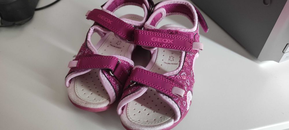 Nowe Sandały GEOX  rozm. 29 J S.Whinberry G.A  Raspberry/Pink