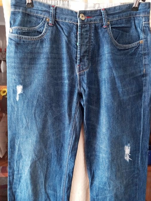 Męskie spodnie dżinsy
