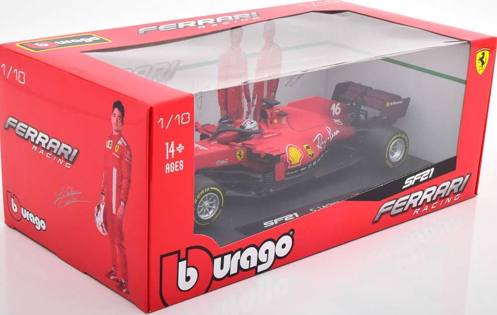 Burago 1/18 -  Ferrari SF21 Charles Leclerc #16 2021
