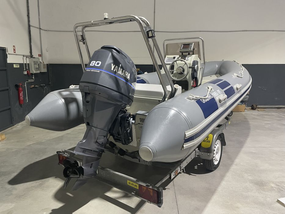 Semi rigido Searibs/Barcoeste 540 Open + Yamaha F80 muito bom estado