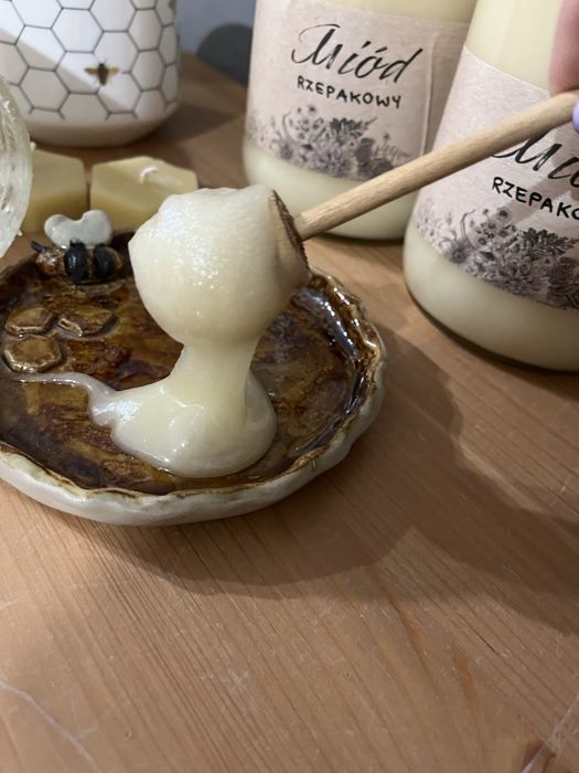 Miód rzepakowy - słoik 450g - zbiór 2025