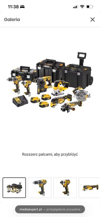 Set DeWalt 755P3T