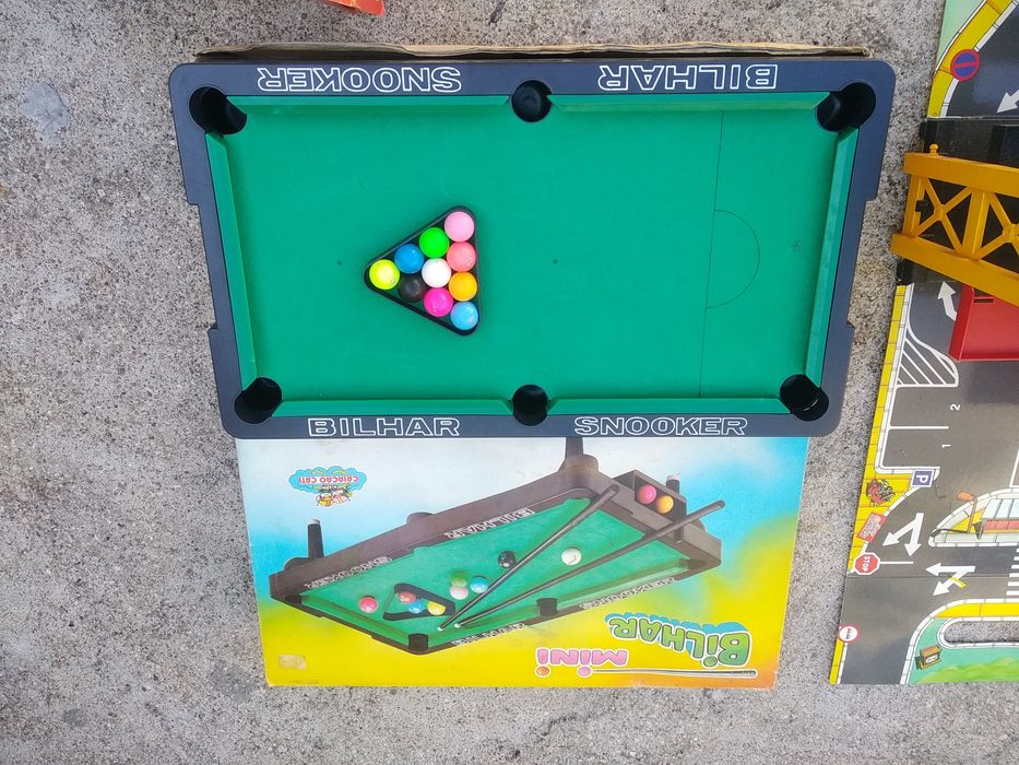 Brinquedos Mesa de Snooker, City Service da Majorete e Dare Devil