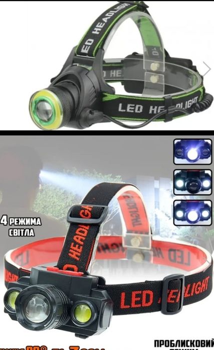 Налобный фонарь .