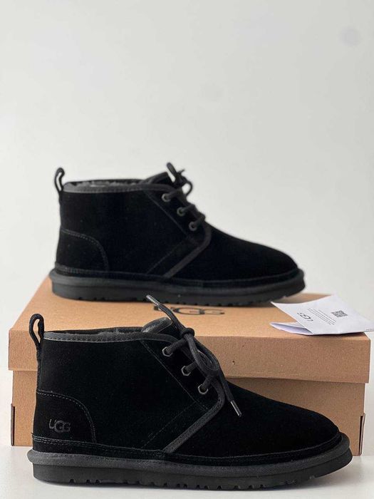 Мужские угги , UGG Neumel Suede "Black" Размеры 40-45