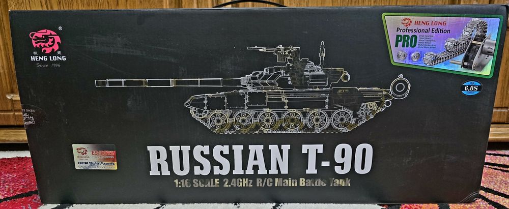 Czołg T-90 Heng Long nowy wersja Pro