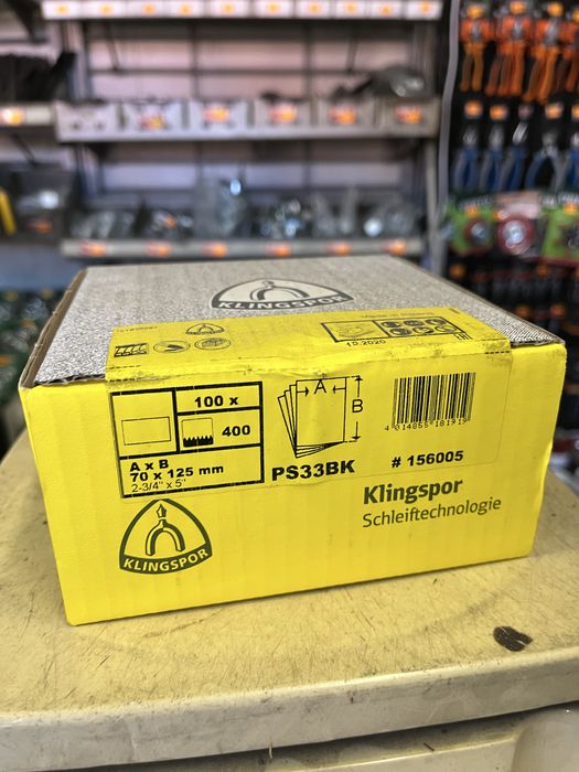 Arkusze ścierne PS33BK gr.400 Klingspor