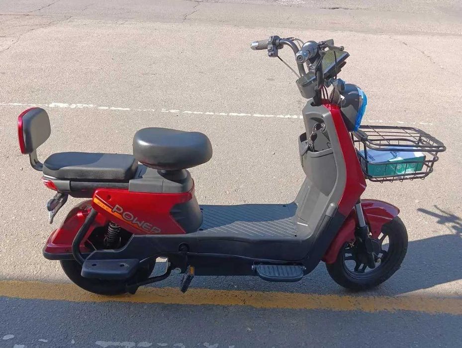 Акція -30%‼️ Електробайк i-Bike Power 600W 60V 20Ah 45 км/год Червоний