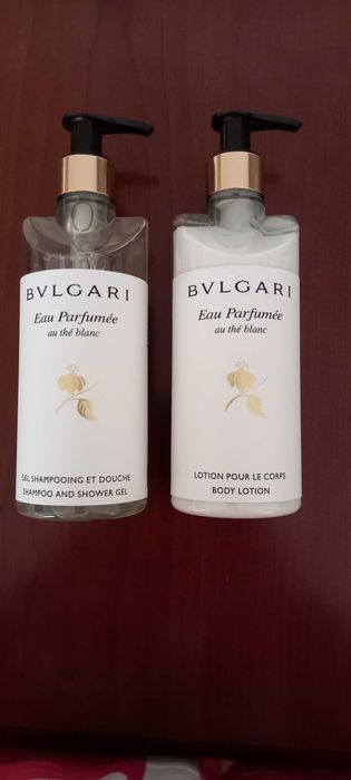 Bvlgari white tea zel pod prysznic oraz balsam do ciała