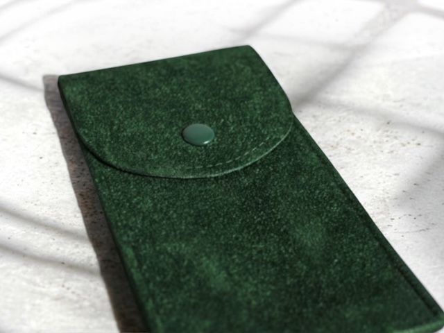 Zestaw etui Premium na zegarki (zielone wnętrze) – 5+1