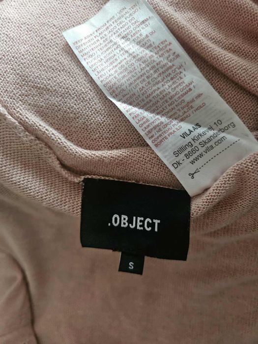 Sweterek pudrowy róż Object S
