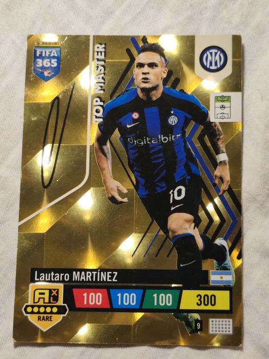 Karta Rare Top master Lautaro Martinez