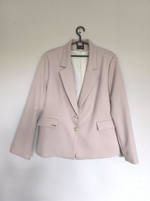 Garnitur damski pudrowy róż