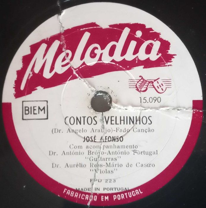 José Afonso	- - - - -	Contos Velhinhos / Incerteza	- - - - -	Single