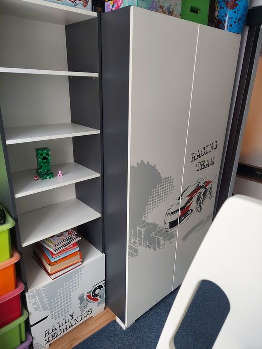 Zestaw szafa plus regał Meblik kolekcja Drift