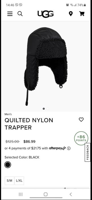 Шапка вушанка UGG