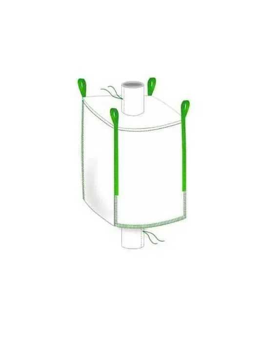 Worek big bag bagi nowe 150/90/90 cm lej góra dół na zboże węgiel pellet