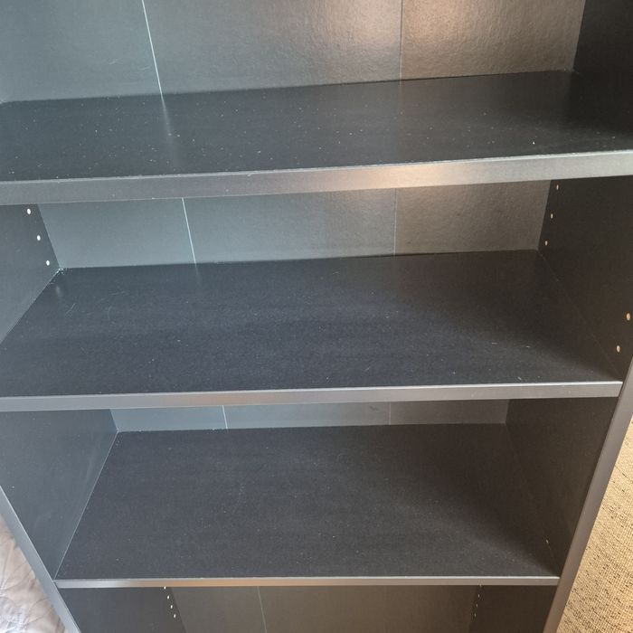 Regał na książki IKEA – 180x60 cm – czarny