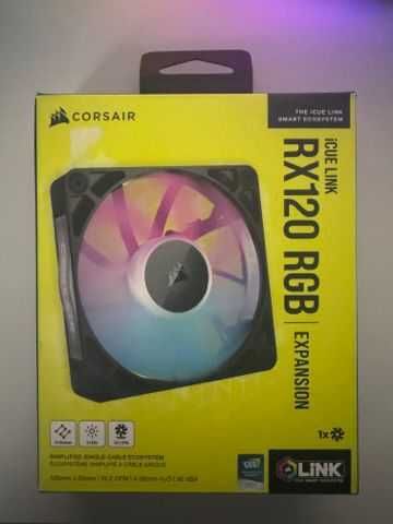 Ventoinha corsair RX120 RGB nova