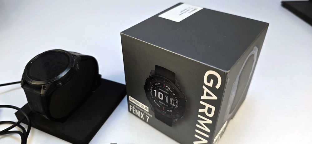 Garmin Fenix 7 Solar Sapphire – stan bardzo dobry