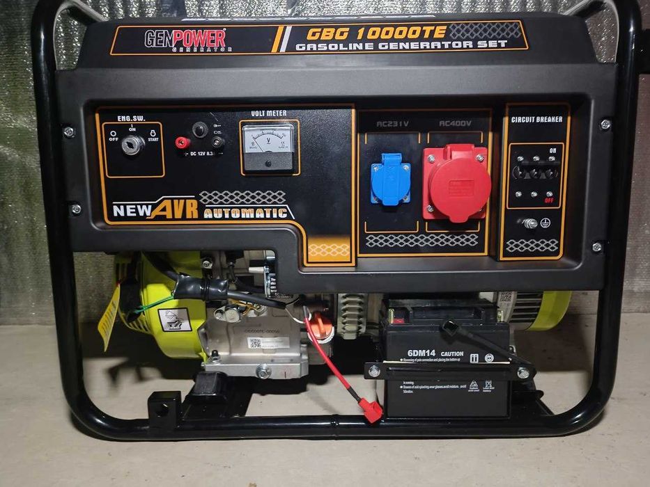 Генератор GBG 10000TE Gen Power 3 фази 8 кВт