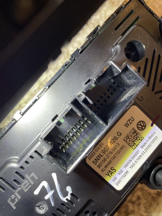 Панель кондиционера vw jetta 7 tiguan 2 / 2022 год