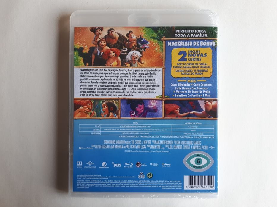 Blu-ray Croods Uma Nova Era (Selado)