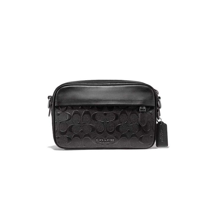 Сумка Coach Graham Crossbody Bag In Signature Leather Black