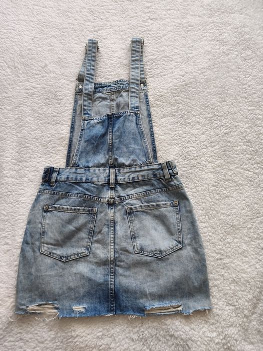 Ogrodniczka jeansowa Cropp S