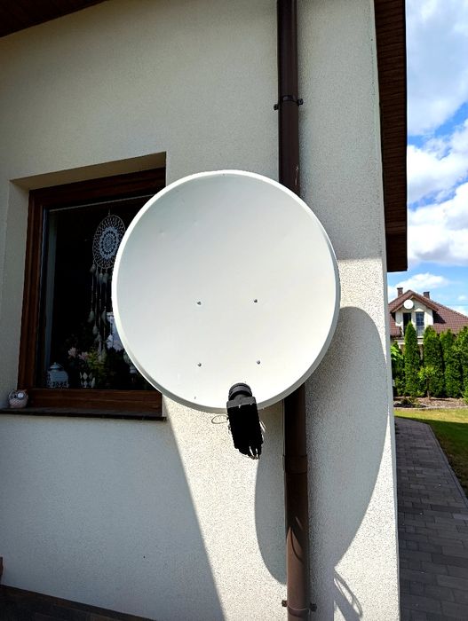 Antena 90 cm z konwerter na 4.