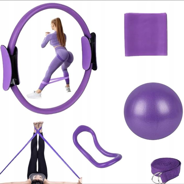 Zestaw do pilatesu ćwiczeń w domu fitness cardio