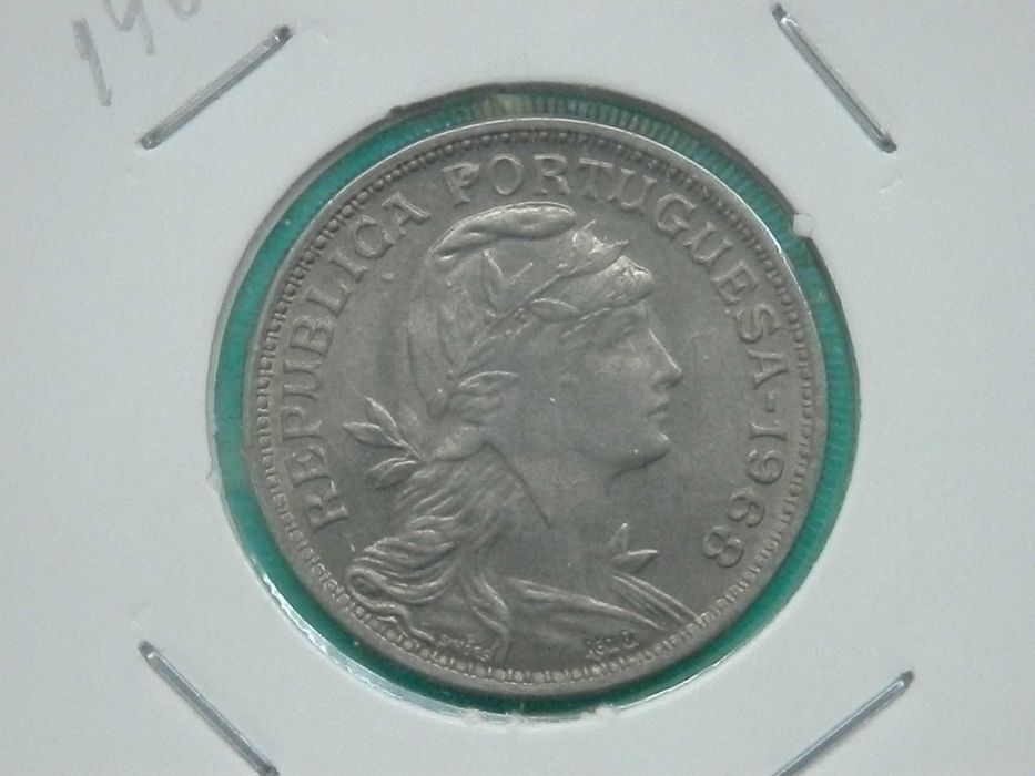 1466 - República: 50 centavos 1968 alpaca, por 1,50