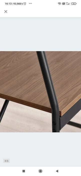 Stół wysoki z drabinkami Ikea nowy