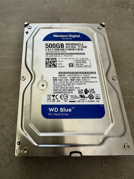 Dysk WD Blue SATA 500GB