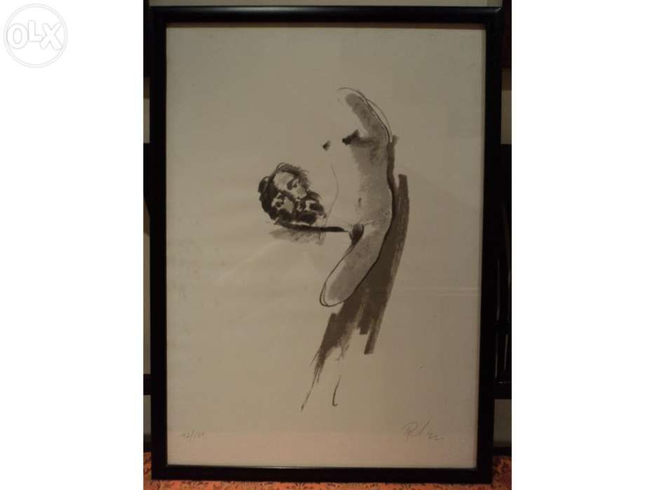 Serigrafia com moldura - José Rodrigues