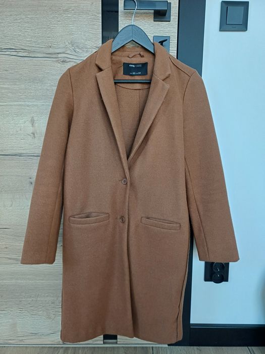 Sinsay płaszcz camel rozm XS